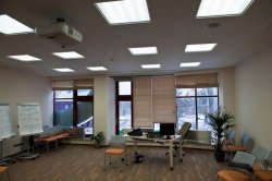 Офисные потолочные светодиодные светильники фото